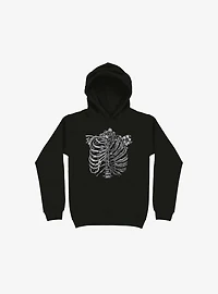 Skeleton Rib Tropical Hoodie