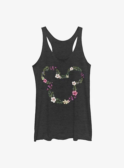 Disney Mickey Mouse Floral Girls Tank