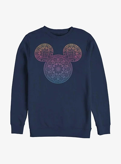 Disney Mickey Mouse Mickey Mandala Fill Crew Sweatshirt