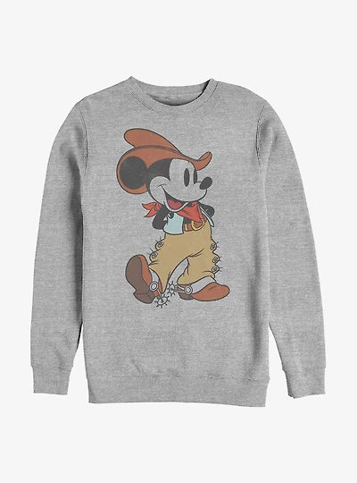 Disney Mickey Mouse Western Crew Sweatshirt