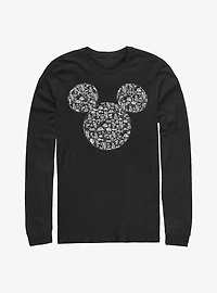 Disney Mickey Mouse Icons Fill Long-Sleeve T-Shirt