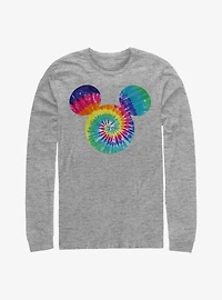 Disney Mickey Mouse Tie Dye Fill Long-Sleeve T-Shirt