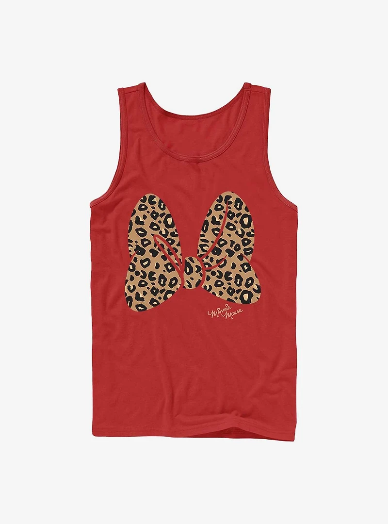 Disney Minnie Mouse Animal Print Bow Tank