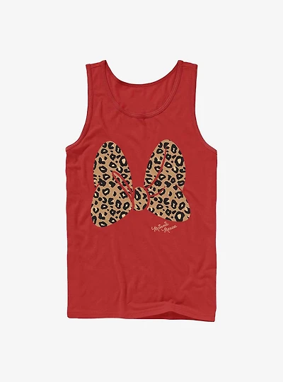 Disney Minnie Mouse Animal Print Bow Tank