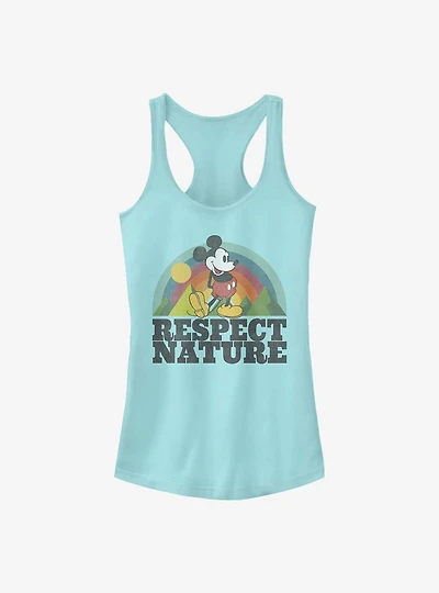 Disney Mickey Mouse Respect Nature Girls Tank