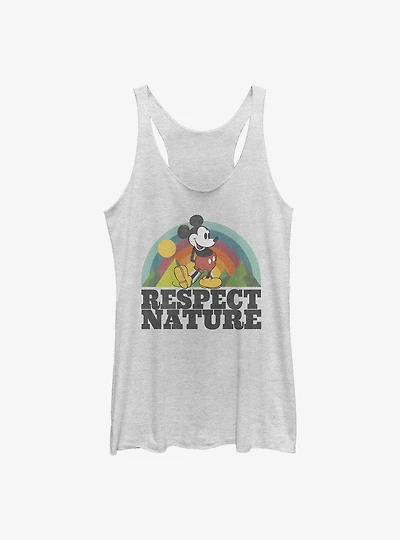 Disney Mickey Mouse Respect Nature Girls Tank