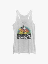 Disney Mickey Mouse Respect Nature Girls Tank