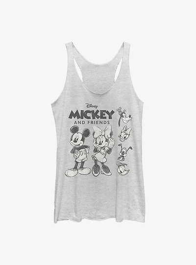 Disney Mickey Mouse Mickey Friends Sketch Girls Tank