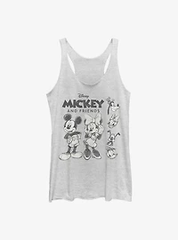 Disney Mickey Mouse Mickey Friends Sketch Girls Tank