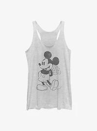Disney Mickey Mouse Black And White Girls Tank