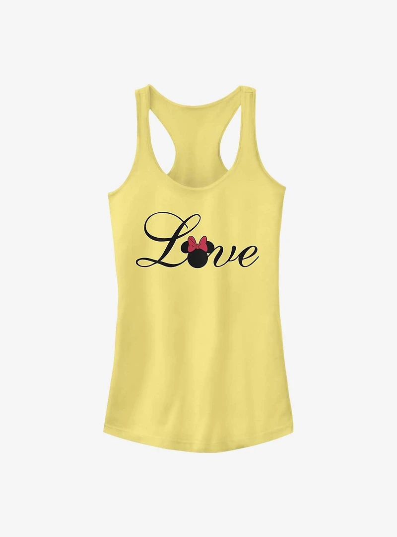 Disney Minnie Mouse Love Script Girls Tank