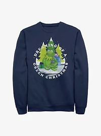 Disney The Muppets Dreaming Of A Green Christmas Sweatshirt