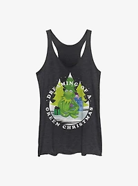 Disney The Muppets Dreaming Of A Green Christmas Womens Tank Top