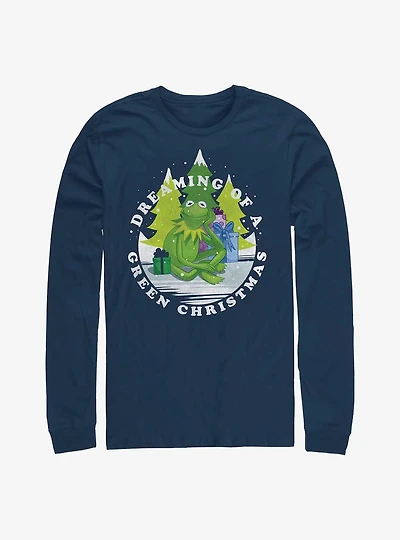 Disney The Muppets Dreaming Of A Green Christmas Long-Sleeve T-Shirt