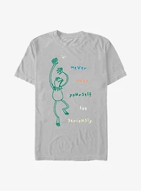 Disney The Muppets Kermit Never Take Yourself Too Seriously Doodle T-Shirt