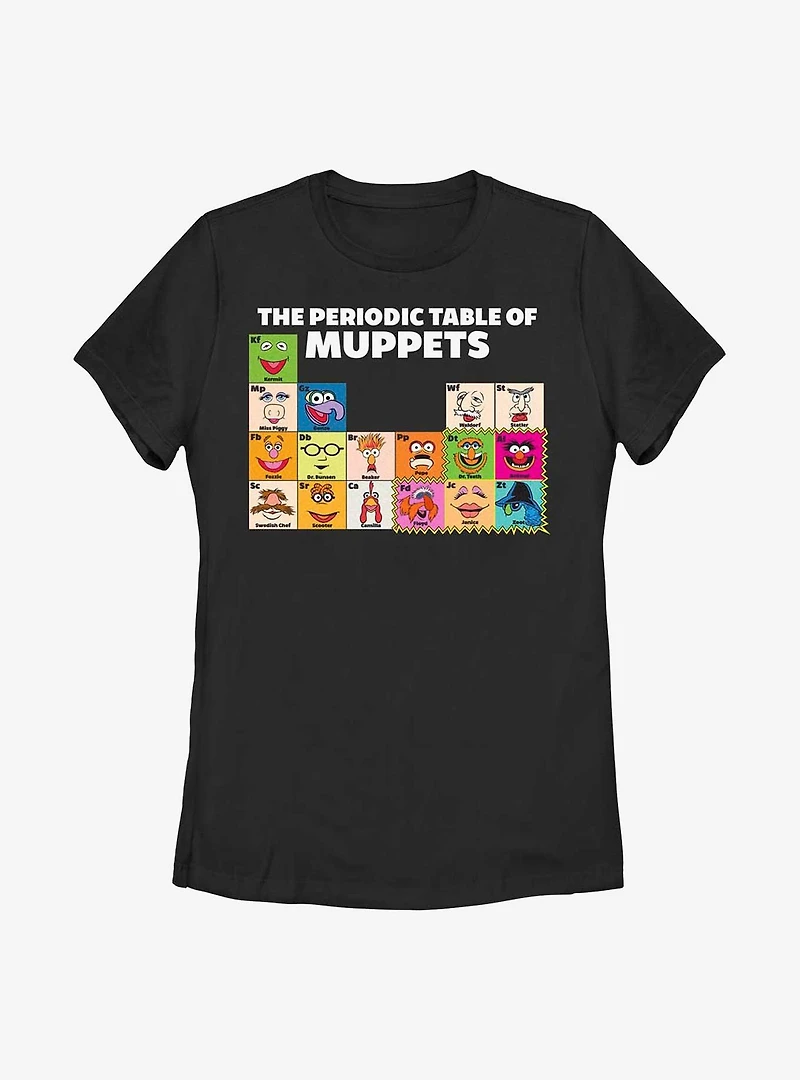 Disney The Muppets Periodic Table Womens T-Shirt