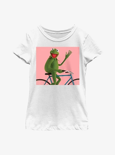 Disney The Muppets Biking Kermit Youth Girls T-Shirt