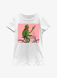 Disney The Muppets Biking Kermit Youth Girls T-Shirt