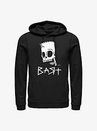 The Simpsons Bart Skeleton Punk Hoodie