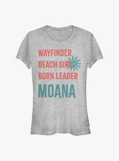 Disney Moana List Girls T-Shirt
