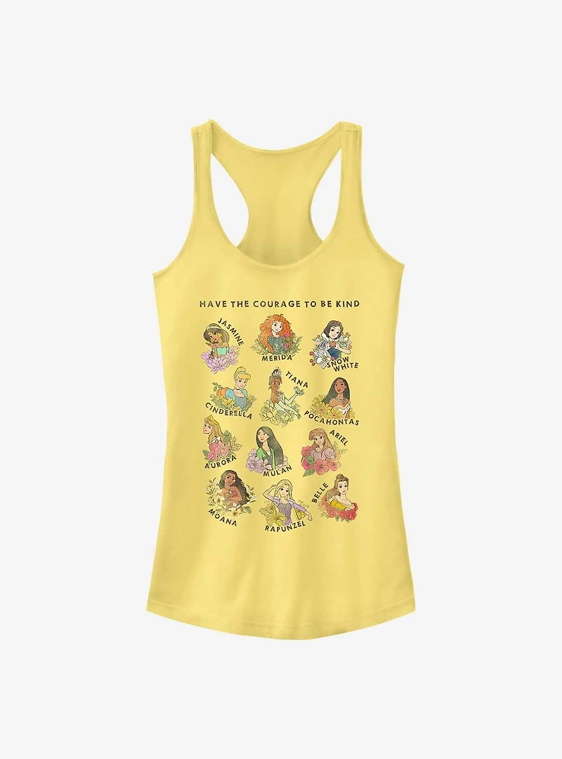 Disney Princess Hand Drawn Textbook Girls Tank Top