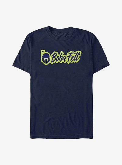 Star Wars: The Book Of Boba Fett Calligraphy Logo T-Shirt