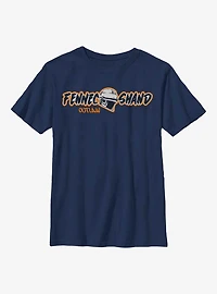 Star Wars: The Book Of Boba Fett Fennec Outlaw Helmet Youth T-Shirt