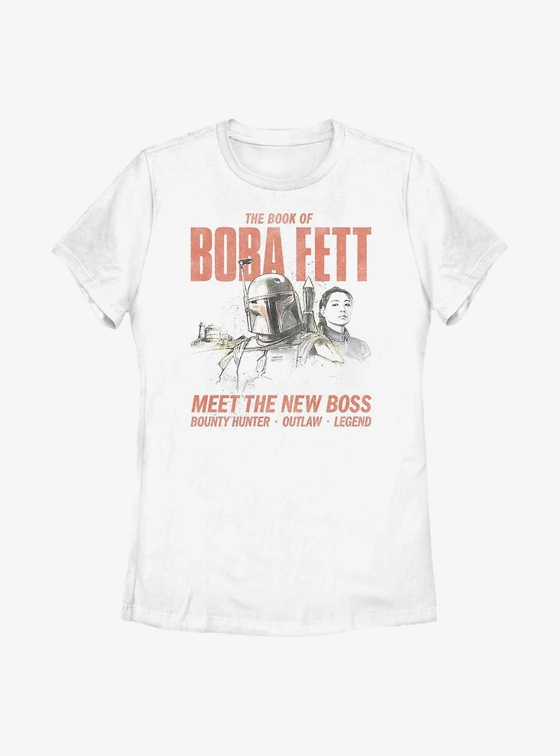 Star Wars: The Book Of Boba Fett Fennec & Flyer Womens T-Shirt