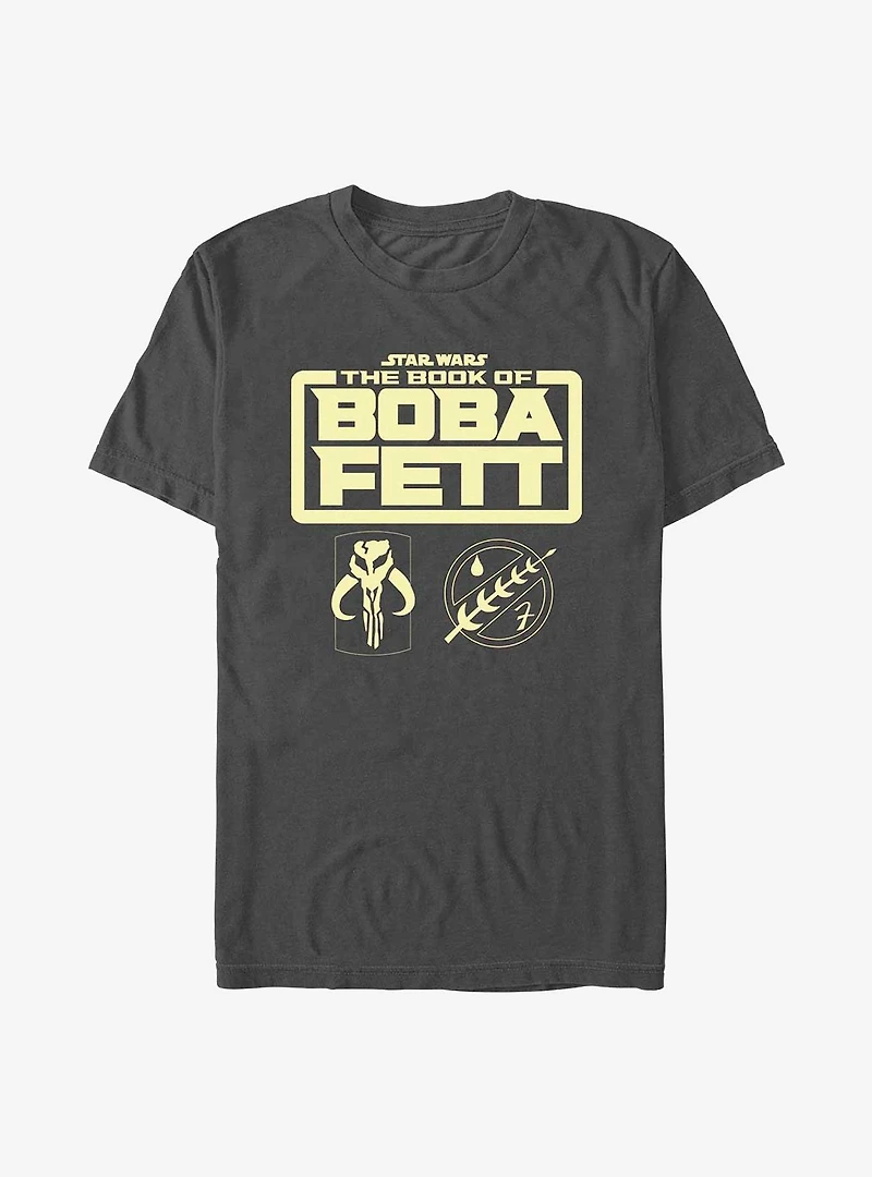 Star Wars: The Book Of Boba Fett Armor Logos T-Shirt