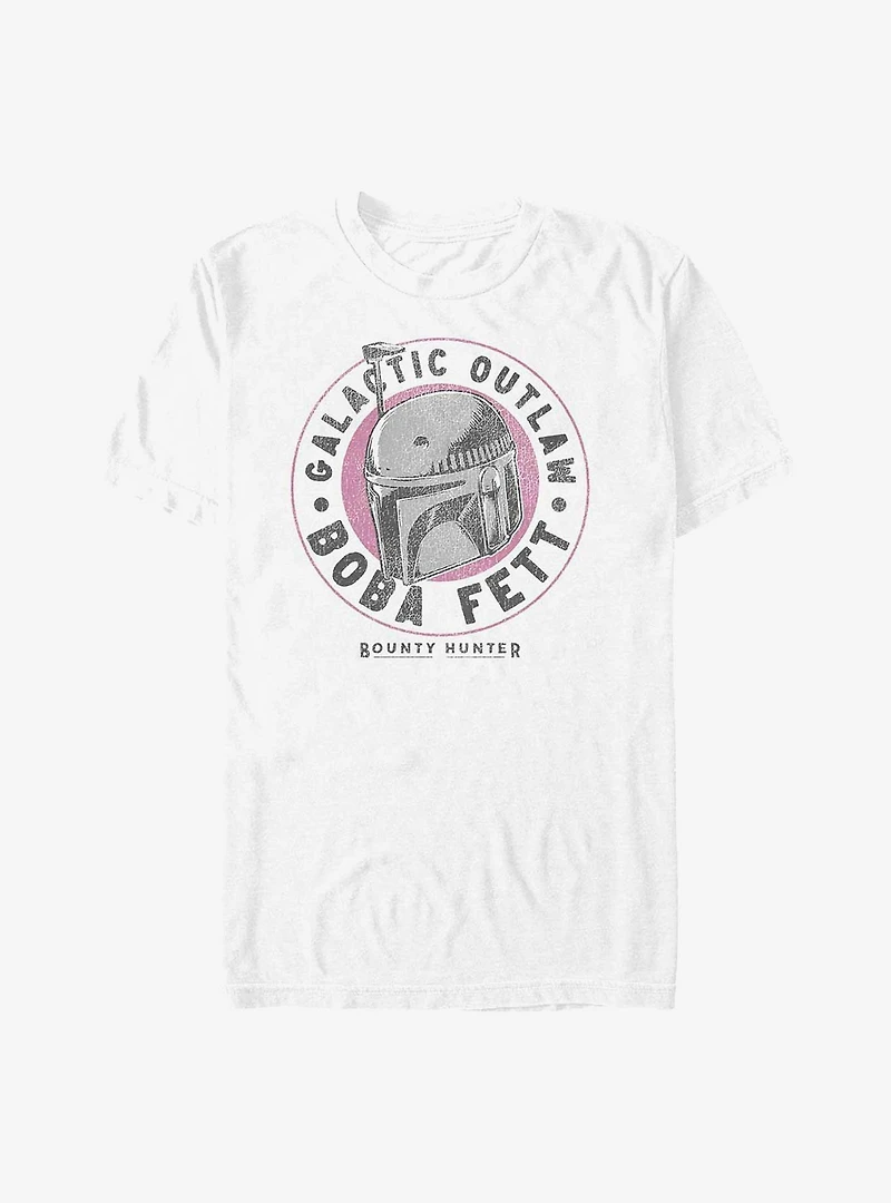 Star Wars: The Book Of Boba Fett Light Galactic Outlaw T-Shirt