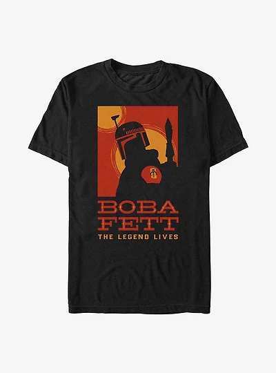 Star Wars: The Book Of Boba Fett Posterized Legend T-Shirt