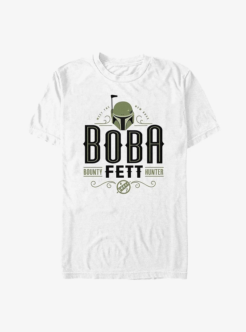 Star Wars: The Book Of Boba Fett Stylized Bounty Hunter T-Shirt