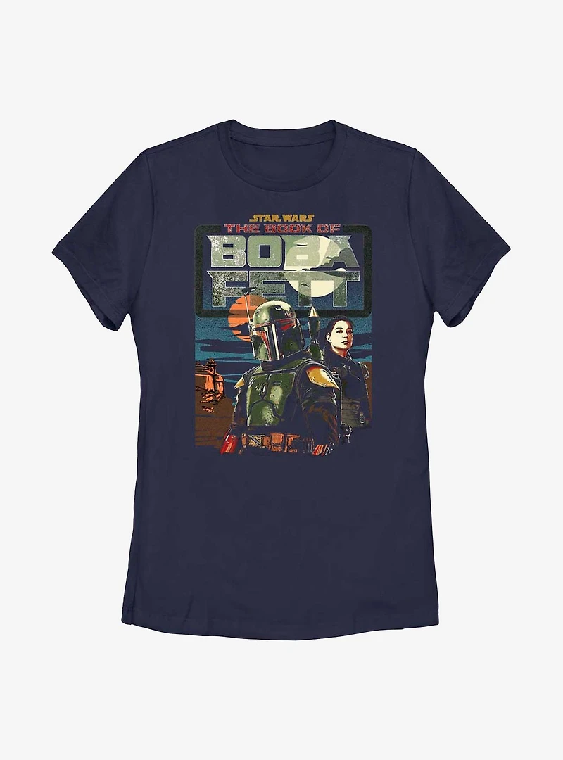 Star Wars: The Book Of Boba Fett Bounty Hunter Buddies Womens T-Shirt