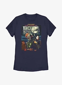 Star Wars: The Book Of Boba Fett Bounty Hunter Buddies Womens T-Shirt