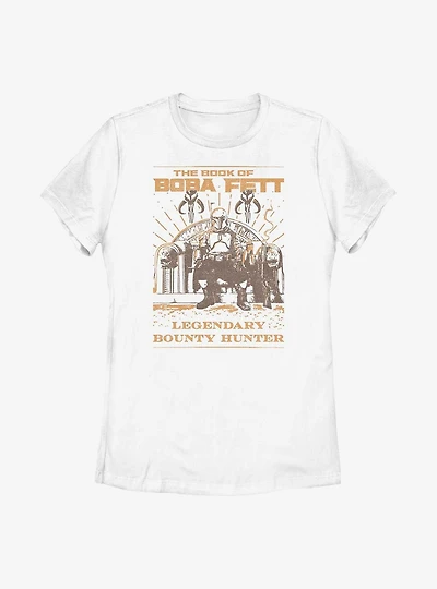 Star Wars: The Book Of Boba Fett Bounty Hunter Throne Womens T-Shirt