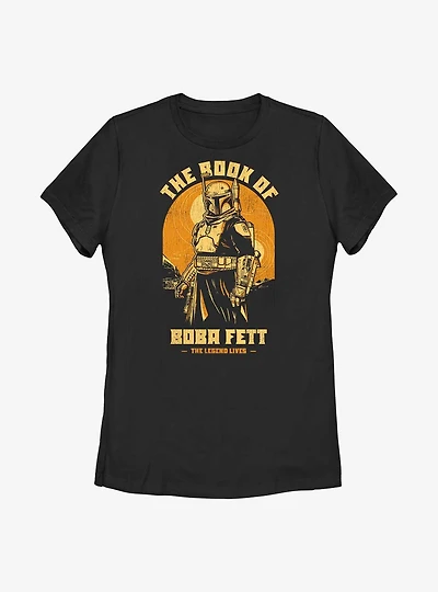 Star Wars: The Book Of Boba Fett Legend Lives Womens T-Shirt