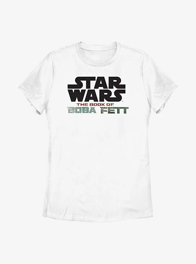 Star Wars: The Book Of Boba Fett Large Wars Logo Womens T-Shirt
