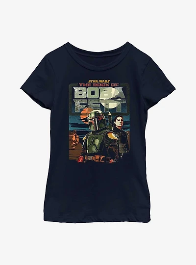 Star Wars: The Book Of Boba Fett Bounty Hunter Buddies Youth Girls T-Shirt