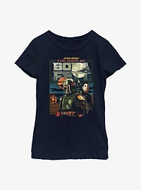 Star Wars: The Book Of Boba Fett Bounty Hunter Buddies Youth Girls T-Shirt