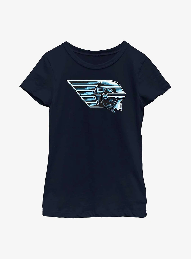 Star Wars: The Book Of Boba Fett Chrome Fennec Helmet Youth Girls T-Shirt