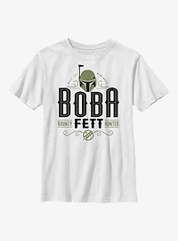 Star Wars: The Book Of Boba Fett Stylized Bounty Hunter Youth T-Shirt