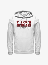 Marvel Spider-Man: No Way Home I Love Spider-Man Hoodie