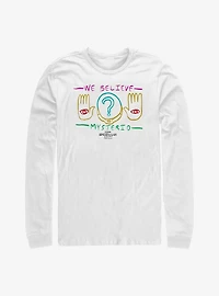 Marvel Spider-Man: No Way Home We Believe Mysterio Drawing Long-Sleeve T-Shirt