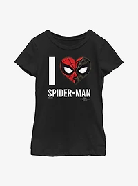 Marvel Spider-Man: No Way Home Heart Spider-Man Youth Girls T-Shirt