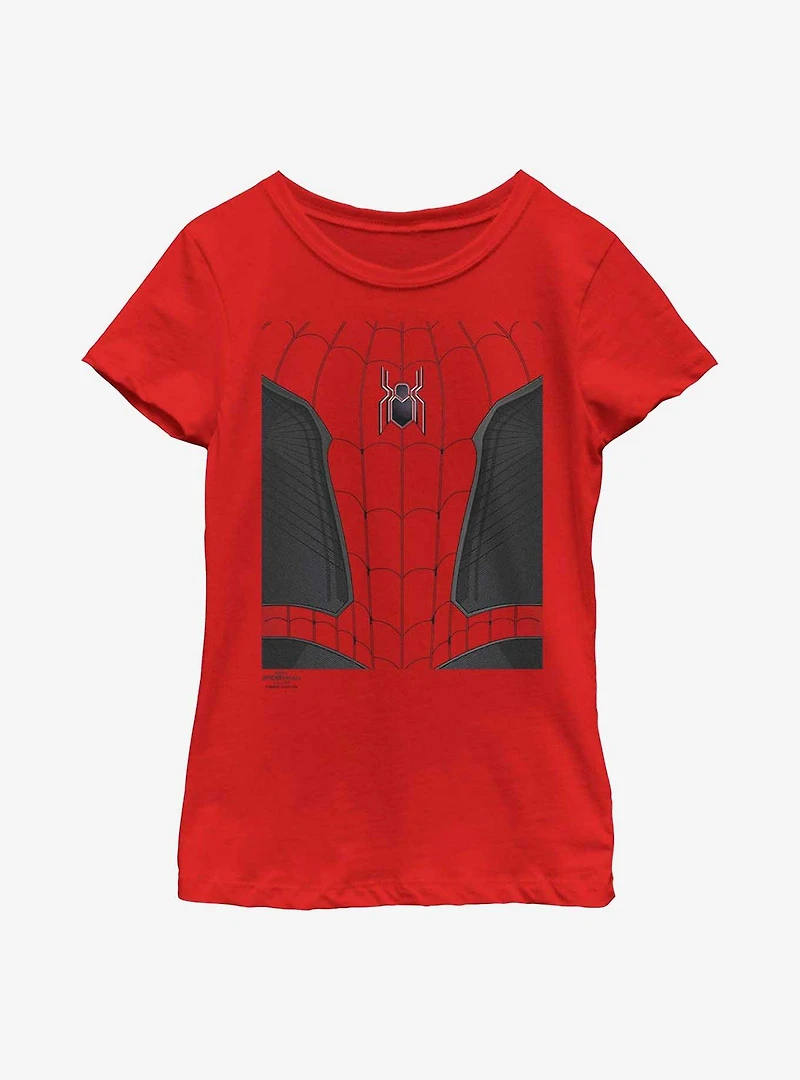 Marvel Spider-Man: No Way Home Spider-Man Costume Youth Girls T-Shirt
