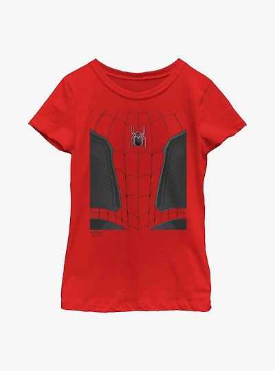 Marvel Spider-Man: No Way Home Spider-Man Costume Youth Girls T-Shirt