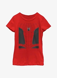 Marvel Spider-Man: No Way Home Spider-Man Costume Youth Girls T-Shirt