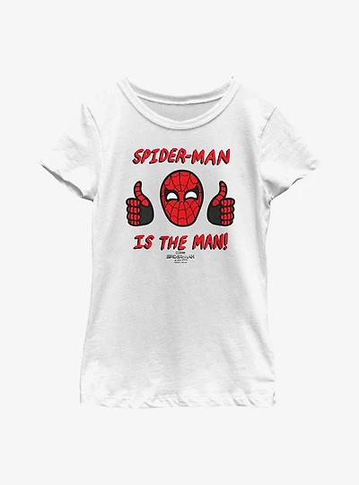 Marvel Spider-Man: No Way Home Spidey Is The Man Youth Girls T-Shirt