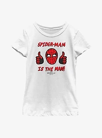 Marvel Spider-Man: No Way Home Spidey Is The Man Youth Girls T-Shirt