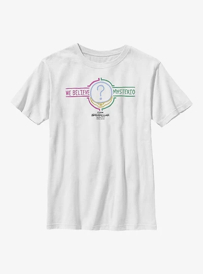Marvel Spider-Man: No Way Home We Believe Mysterio Youth T-Shirt